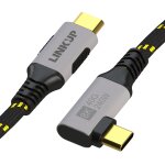 Kalanka - usb 4. 0 cable 240w 40gbps type - c thunderbolt 4 [1. 2m right angle] video 8k@60hz fast charging ...