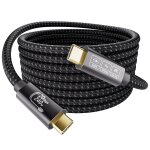 Kalanka - usb c cable 5m, 3. 2 video 4k@144hz 5k@60hz, pd 3. 1 240w, 20gbps data transfer for thunderbolt ...