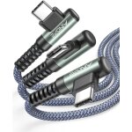 Kalanka - usb c charging cable 3 pack 1m + 2m + 3m 3. 1a durable nylon braided cord for samsung s20 s10, ...