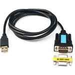 Kalanka - usb to rs232 cable with prolific pl2303 chipset 6ft 2m usb 2. 0 male to rs 232 db9 serial male ...