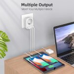 Kalanka - wismika adaptateur de voyage pour uk, prise anglaise adaptateur avec 1 ac 2 usb - c 2 usb - ... Kalanka - wismika adaptateur de voyage pour uk, prise anglaise adaptateur avec 1 ac 2 usb - c 2 usb - ...