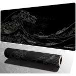 Kalanka - xl tapis de souris pour gaming - 700x300mm tapis de souris - bords cousus - tapis de bureau ...