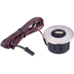 Kalb - hub usb encastrable 2 en 1 usb et usb - c - en acier inoxydable - prise pour smartphone, tablette, ...