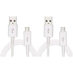 Kalcx - lot de 2 cable micro usb universel 3m + 1m charge et transfert de données pour samsung galaxy ... Kalcx - lot de 2 cable micro usb universel 3m + 1m charge et transfert de données pour samsung galaxy ...