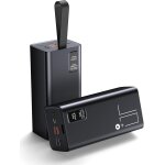 Kalcx - grande banque d'alimentationqc 3. 0 et pd 30 w charge rapide, 5 sorties pour voyage