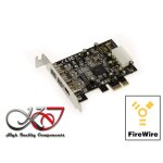 Kalea informatique carte contrleur pcie low profile firewire 800 et 400 ieee1394a et ieee1394b sur port ...