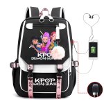 Kalec - kpop demon hunters sacs d'ecole pour etudiants adolescents filles filles sac a dos femmes sac ...