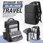 Kalec - ryanair 40x20x25 sac de cabine a bagages, 40x30x20 sac hommes femmes 15. 6 pouces pochette d'ordinateu ...