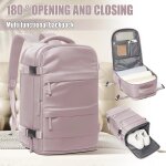 Kalec - sac a dos de voyage pour femmes et hommes, sac de cabine ryanair, bagage a main 40x20x25, sac ...