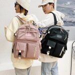 Kalec - toile femmes sac a dos etudiants sacs d'ecole pour filles adolescent mignon multi - poches cartable ...