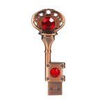 Kalpz - cl usb 2. 0 en forme de coeur en mtal, cl flash haute vitesse 64 go, cl d'amour en cuivre, ...