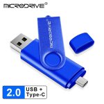 Kalpz - cl usb otg de type c haute vitesse pour tlphone, stockage externe, micro usb, cl usb, 64 ...