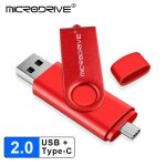 Kalpz - cl usb otg de type c haute vitesse pour tlphone, stockage externe, micro usb, cl usb, 64 ...