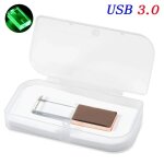 Kalpz - lampe led cristal dor usb 3. 0 cl usb 128gb cl mmoire 64g 3d gravure laser stylo lecteur ...