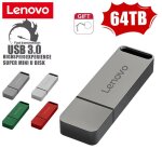 Kalpz - lenovo - clé usb 3. 0 otg haute vitesse pour ordinateur portable et pc, clé usb en métal, 64 ... Kalpz - lenovo - clé usb 3. 0 otg haute vitesse pour ordinateur portable et pc, clé usb en métal, 64 ...