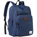 Kalsc - sac a dos homme femme, grand multi - poches sac a dos collge 2 compartiments 15, 6 pouces pc ...