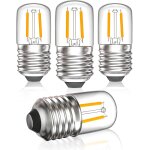 Kalsw - ampoule led e27 2w blanc chaud 2700k t28 edison rtro ampoule a filament 180lm remplacer l'ampoule ...