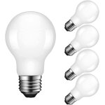 Kalsw - ampoules rtro e27 led 6w equivalent 60w 600lm, blanc chaud 2700k, a60 ampoule filament e27 pour ...