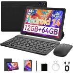 Kalws - 10 pouces tablette, android 14 tablette avec clavier, stylet, souris, 12go ram 64go rom 1 to ... Kalws - 10 pouces tablette, android 14 tablette avec clavier, stylet, souris, 12go ram 64go rom 1 to ...