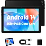 Kalws - tablette 10 pouces tablette android 14 8gb + 64gb / 1tb tf octa - core tablet pc 1280 * 800 hd ...