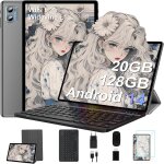Kalws - tablette 2025 nouvelle 10 pouces android 14 avec 20go ram 128go rom wifi 6, 5g + 2. 4g wifi, ...