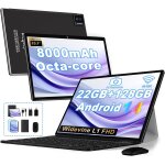 Kalws - tablette android 14 tablette 10 pouces 22go ram + 128go rom(2to extensible), octa - core, gms ...
