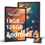 Kalws - tablette android 14 avec 5g wi - fi 6, 18go ram + 128go rom(1 to extensible), tablette tactile ...