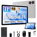 Kalws - tablette tactile 11 pouces, android 15, 2k ips ecran, 36gb ram + 256gb / 1tb extensible, octa ...