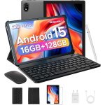 Kalws - u10 (2025) tablette android 15, tablette 10 pouces 16go ram + 128go rom(2to tf), gms tablette ...