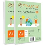 Kawoq - ramette de papier a3 80g avec 500 feuilles blanches, papier multifonctionnel pour un usage scolaire ...