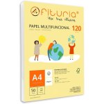 Kawoq - ramette de papier a4 120g avec 50 feuilles blanches, papier multifonctionnel pour un usage scolaire ...