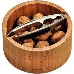 Kesper 62822 - commutateur kvm - bol de noix rond bambou brun 17 x 17 x 8 cm