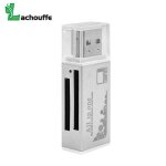 Keybuff - adaptateur de lecteur de carte mmoire c pour micro sd sdhc tf m2 mmc ms pro duo, accessoire ...