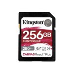 Kingston canvas react plus - carte m�moire flash - 256 go - video class v60 / uhs - ii u3 / class10 - ...