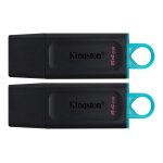 Kingston datatraveler exode - cl usb - 64 go - usb 3. 2 gen 1 (pack de 2)
