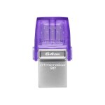 Kingston datatraveler microduo 3c - cl usb - 64 go - usb 3. 2 gen 1 / usb - c