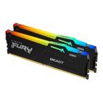 Kingston fury beast rgb - ddr5 - kit - 32 go: 2 x 16 go - dimm 288 broches - 6000 mhz / pc5 - 48000 - ...