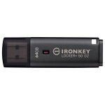 Kingston ironkey locker + 50 g2 - cl� usb - chiffr� - 64 go - usb 3. 2 gen 1 - conformit� taa
