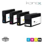 Kit 4 x cartouches d¿encre multi couleur compatibles hp 950 bk v4 xl - hp 951 y v4 xl avec imprimante ... Kit 4 x cartouches d¿encre multi couleur compatibles hp 950 bk v4 xl - hp 951 y v4 xl avec imprimante ...