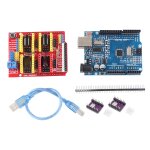 Kit d'accessoires pour imprimante 3d, carte d'extension de machine à graver cnc, pilote drv8825 pour ... Kit d'accessoires pour imprimante 3d, carte d'extension de machine à graver cnc, pilote drv8825 pour ...