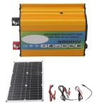 Kit d'alimentation solaire portable 2025 avec double port usb, onduleur 30 a, 12 v, 24 v, contr�leur ...