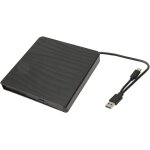 Kit de botier de lecteur de disque optique externe, ultra fin portable usb 3. 0 type c, graveur de cd ...