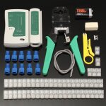 Kit de dnudeur de cbles ethernet lan, pince  sertir de bonne qualit, outil de sertissage rj45