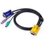 Kit kvm 1x vga, 2x ps2 mm, 1. 80 / 2. 00m noir kvm - vga / 2xps2 - 0020bk Kit kvm 1x vga, 2x ps2 mm, 1. 80 / 2. 00m noir kvm - vga / 2xps2 - 0020bk