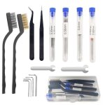 Kit de nettoyage aiguilles de nettoyage de buse d'imprimante 3d, 48 pices kit outil de nettoyage aiguilles ...