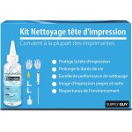 Kit nettoyage tte d'impression, nettoyants pour buses pour imprimantes a jet d'encre avec tte d'impression ...