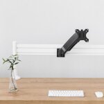 Kit rail de fixation slatwall + 2 pieds de table + support cran pc