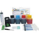 Kit de recharge compatible pour cartouches d'encre canon 540, 541, 540 xl, 541 xl noir et couleur avec ...