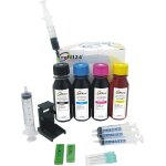 Kit de recharge compatible pour cartouches d'encre hp 304, 304 xl noir et couleur, encre de haute qualit ...