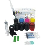 Kit de recharge compatible pour cartouches d'encre hp 305 305 xl, 307 xl noir et couleur, encre avec ...